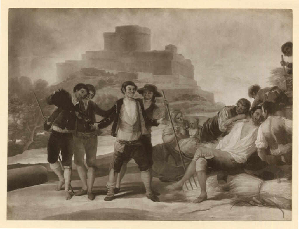 Anonimo , de Goya Y Lucientes, Francisco Jose - sec. XVIII - L'aia (particolare) , fronte