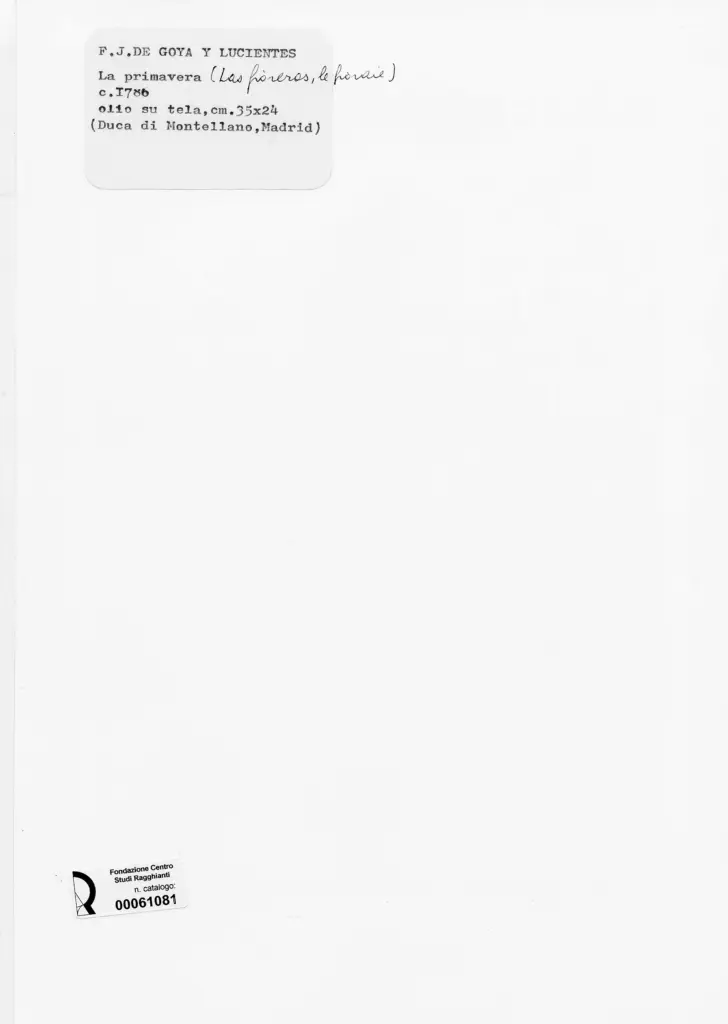 Anonimo , de Goya Y Lucientes, Francisco Jose - sec. XVIII - La primavera , retro