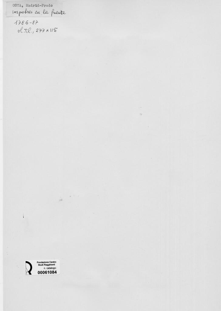 Anonimo , de Goya Y Lucientes, Francisco Jose - sec. XVIII - Las Pobres en la fuente , retro