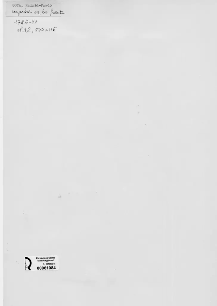 Anonimo , de Goya Y Lucientes, Francisco Jose - sec. XVIII - Las Pobres en la fuente , retro