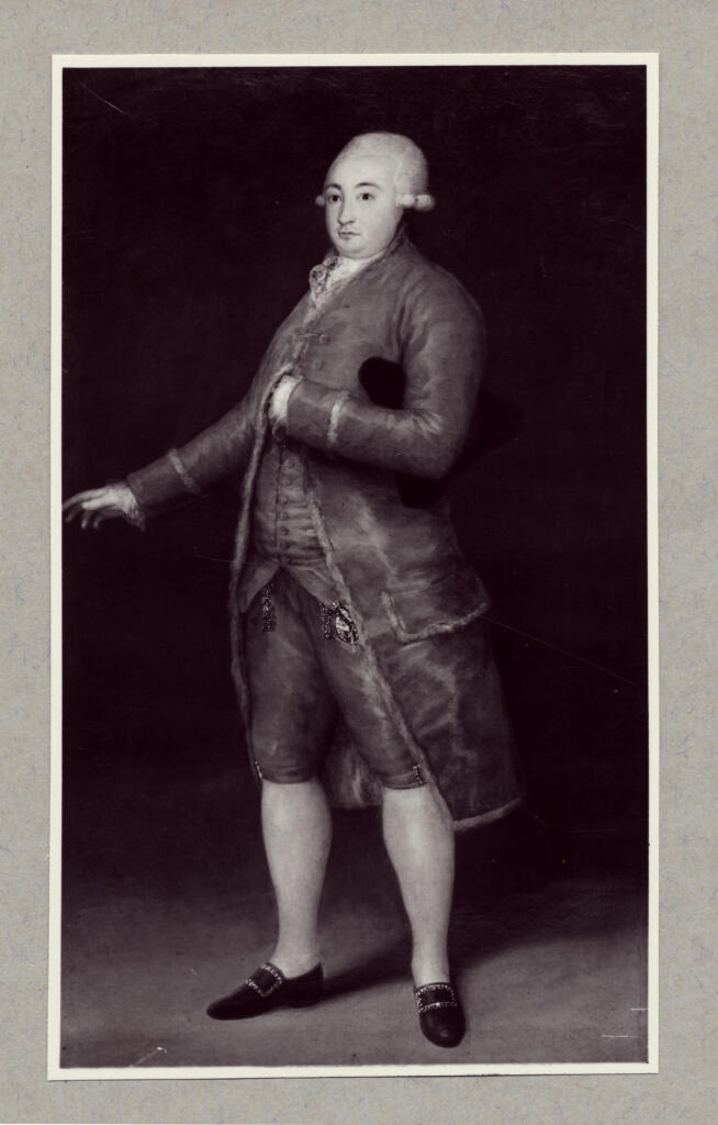 Anonimo , de Goya Y Lucientes, Francisco Jose - sec. XVIII - Ritratto del conte Cabarrus , fronte