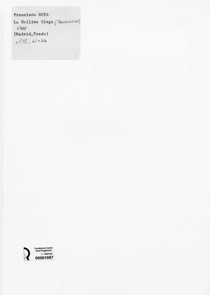 Anonimo , de Goya Y Lucientes, Francisco Jose - sec. XVIII - La Gallina ciega , retro