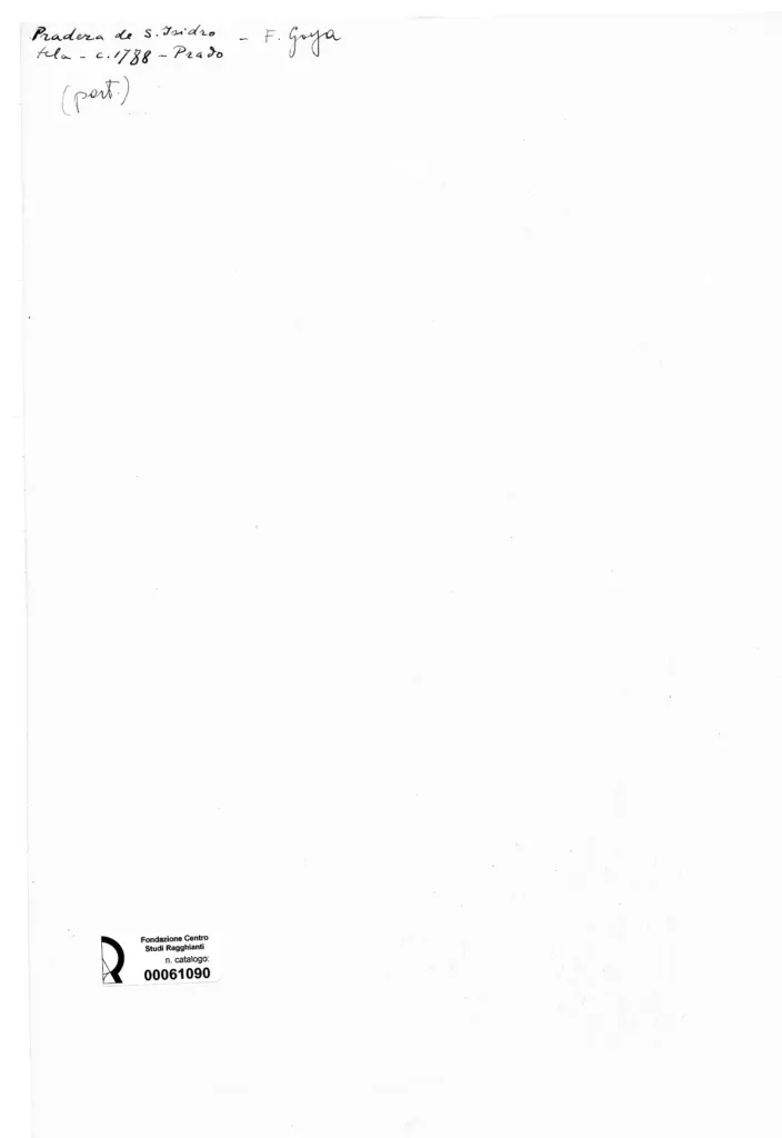 Anonimo , de Goya Y Lucientes, Francisco Jose - sec. XVIII - Pradera de S. Isidro , retro