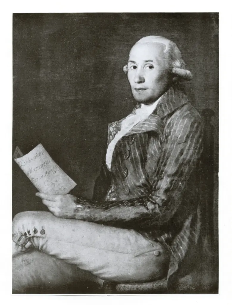 Anonimo , de Goya Y Lucientes, Francisco Jose - sec. XVIII - Don Sebastian Martinez , fronte