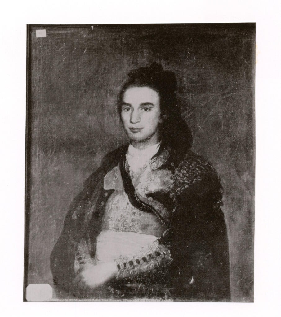 Anonimo , de Goya Y Lucientes, Francisco Jose - sec. XVIII - L'espada José Romero , fronte