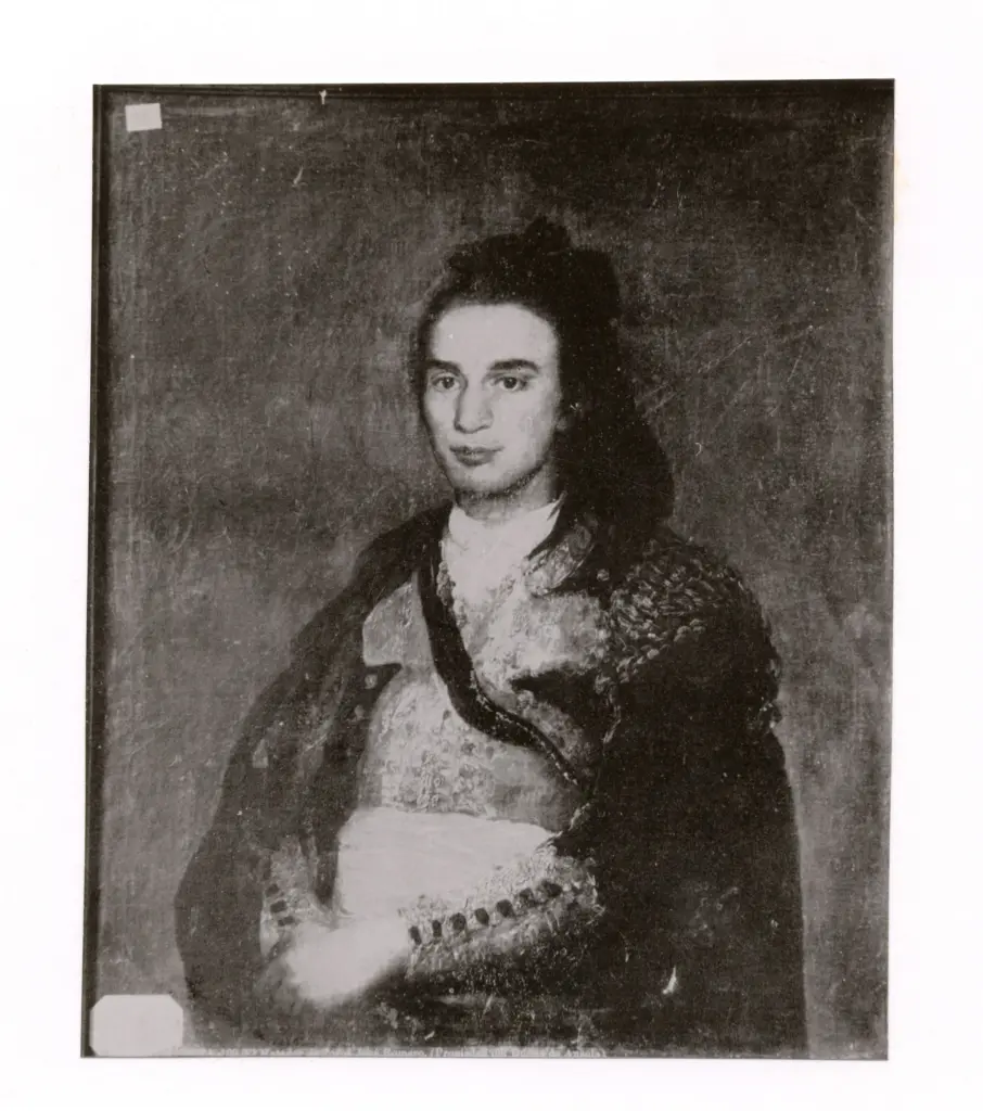 Anonimo , de Goya Y Lucientes, Francisco Jose - sec. XVIII - L'espada Jos&eacute; Romero , fronte