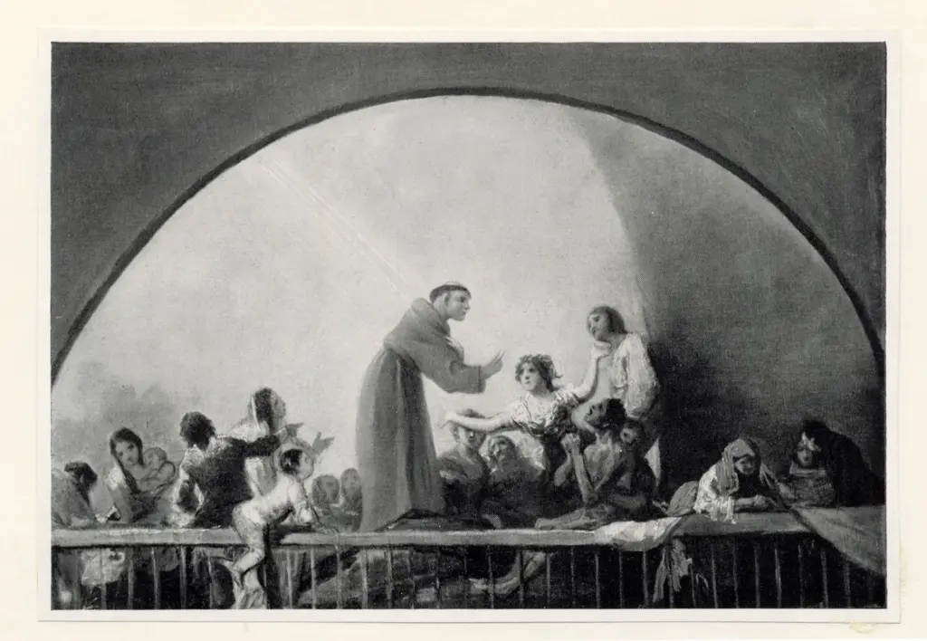 Anonimo , de Goya Y Lucientes, Francisco Jose - sec. XVIII - Miracolo di S. Antonio , fronte