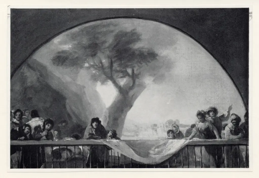 Anonimo , de Goya Y Lucientes, Francisco Jose - sec. XVIII - Spettatori del miracolo di S. Antonio , fronte