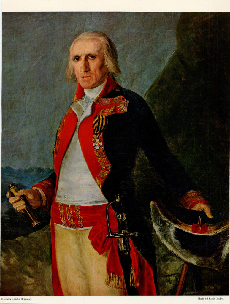 Anonimo , de Goya Y Lucientes, Francisco Jose - sec. XVIII - Il generale José de Urrutia y de las Casas , fronte