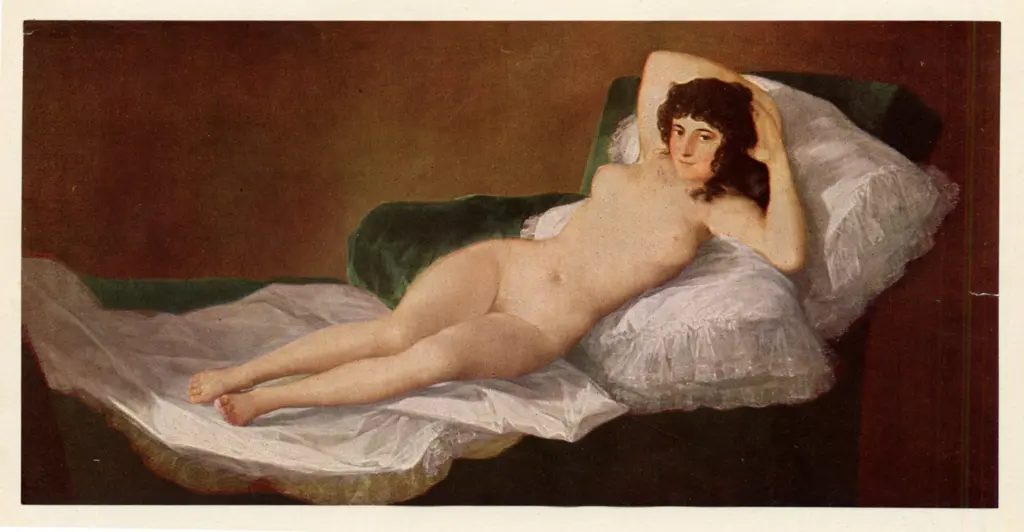 Anonimo , de Goya Y Lucientes, Francisco Jose - sec. XIX - La maya desnuda , fronte
