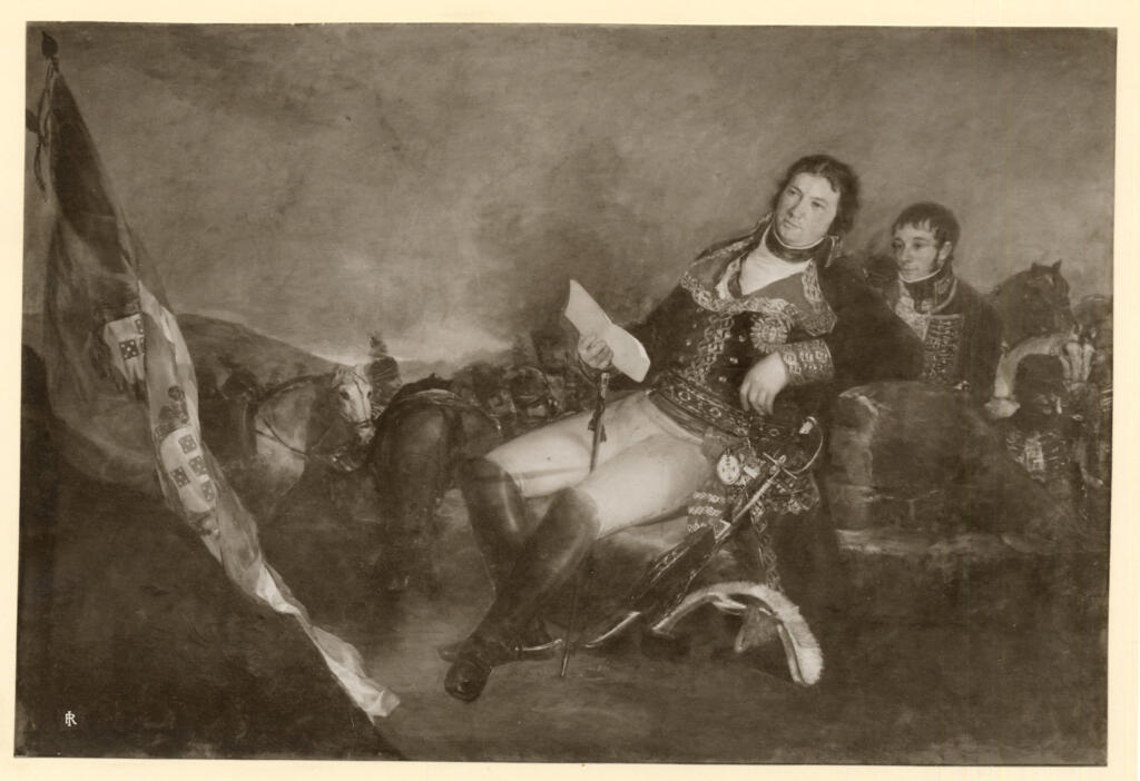 Anonimo , de Goya Y Lucientes, Francisco José - sec. XIX - Manuel Godoy sul campo , fronte