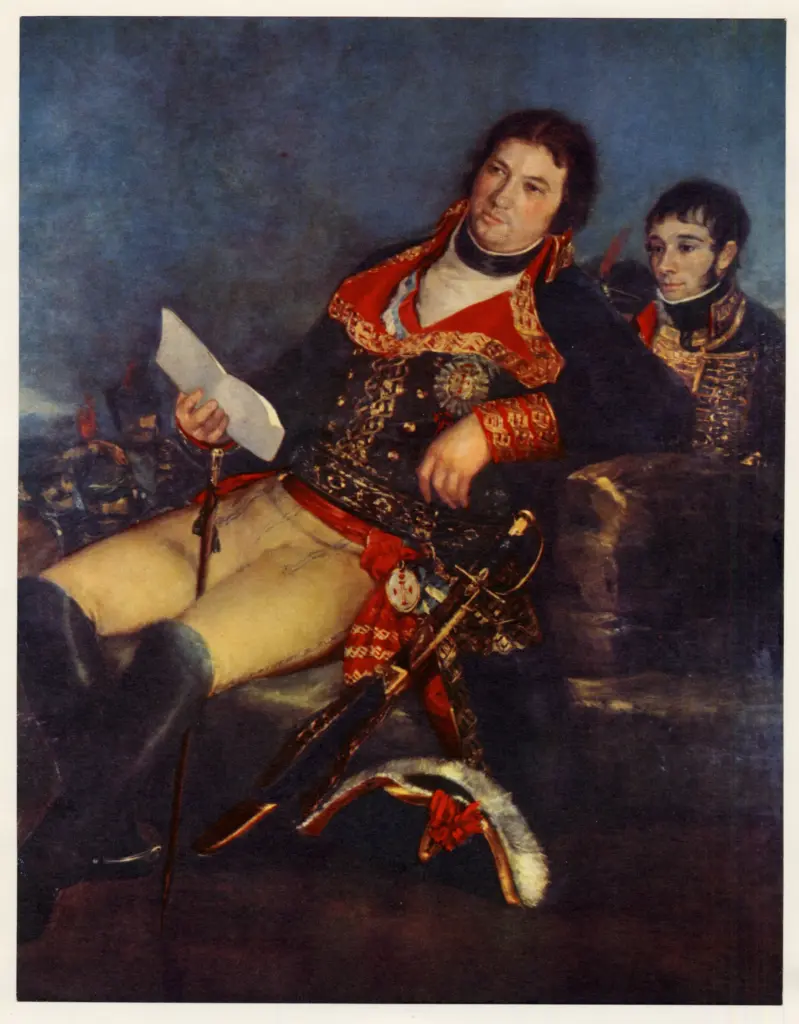 Anonimo , de Goya Y Lucientes, Francisco Jos&eacute; - sec. XIX - Retrato de M. Godoy (particolare) , fronte