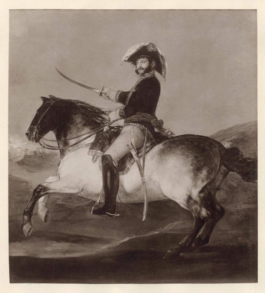 Anonimo , de Goya Y Lucientes, Francisco Jose - sec. XIX - Il generale José Rebolledo de Palafox y Melci a cavallo , fronte