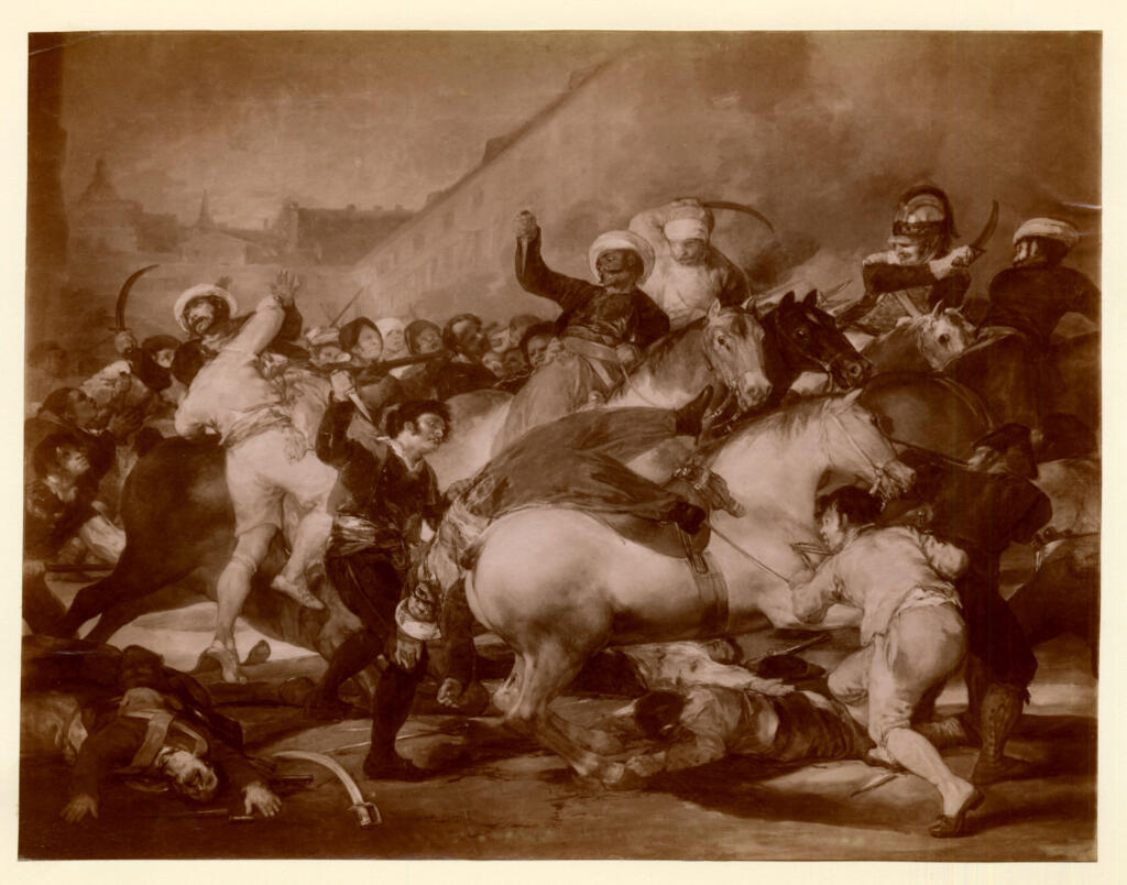 Anonimo , de Goya Y Lucientes, Francisco Jose - sec. XIX - Il 2 maggio 1808. Lotta contro i Mamelucchi , fronte
