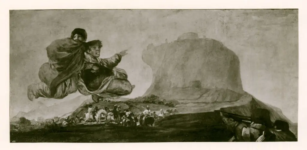 Anonimo , de Goya Y Lucientes, Francisco Jose - sec. XIX - Visione fantastica , fronte