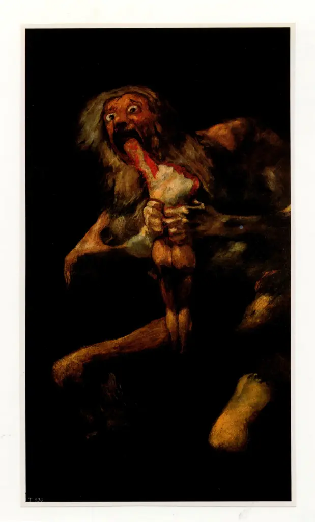 Anonimo , de Goya Y Lucientes, Francisco Jose - sec. XIX - Saturno , fronte