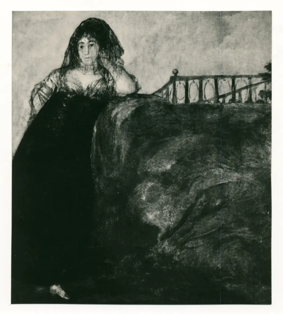 Anonimo , de Goya Y Lucientes, Francisco Jose - sec. XIX - La popolana elegante , fronte