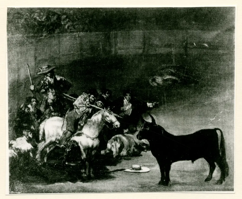 Anonimo , de Goya Y Lucientes, Francisco Jose - sec. XIX - Esercizio della picca , fronte