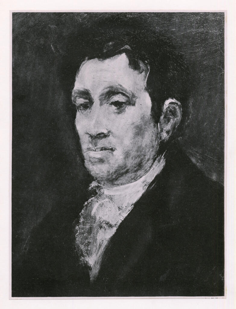 Anonimo , de Goya Y Lucientes, Francisco Jose - sec. XIX - Don José Pio de Molina , fronte