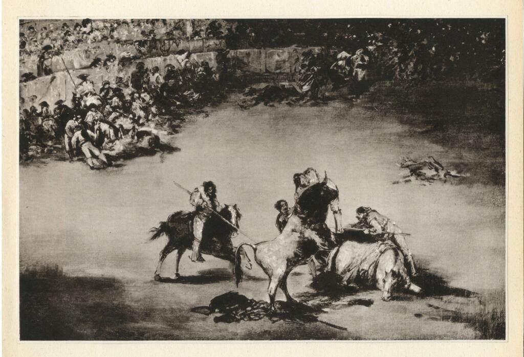 Anonimo , de Goya Y Lucientes, Francisco Jose - sec. XIX - Stierkampf , fronte