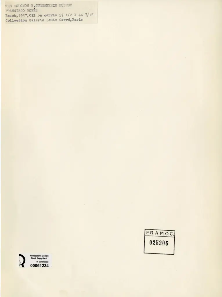 Anonimo , Bores, Francisco - sec. XX - Beach , retro