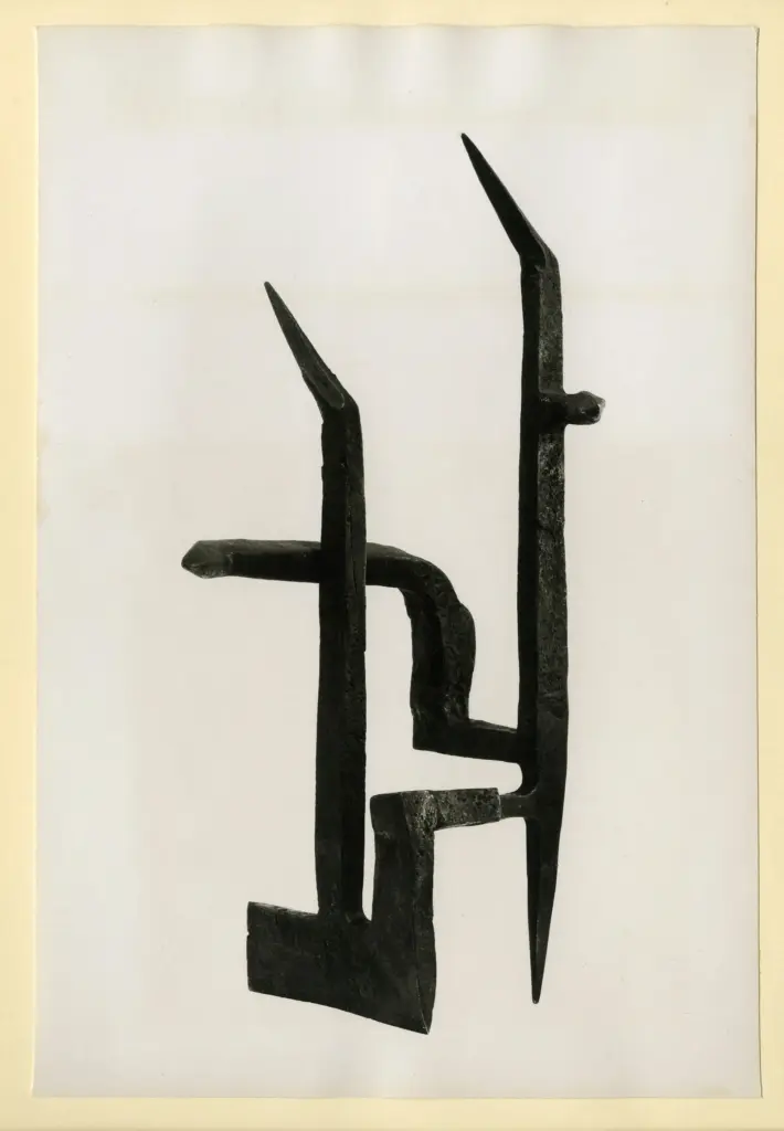 Anonimo , Chillida, Eduardo - sec. XX - Composizione , fronte