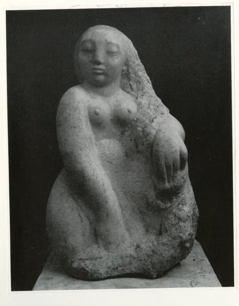 Anonimo , Creeft, Jos&eacute; - sec. XX - Young woman , fronte