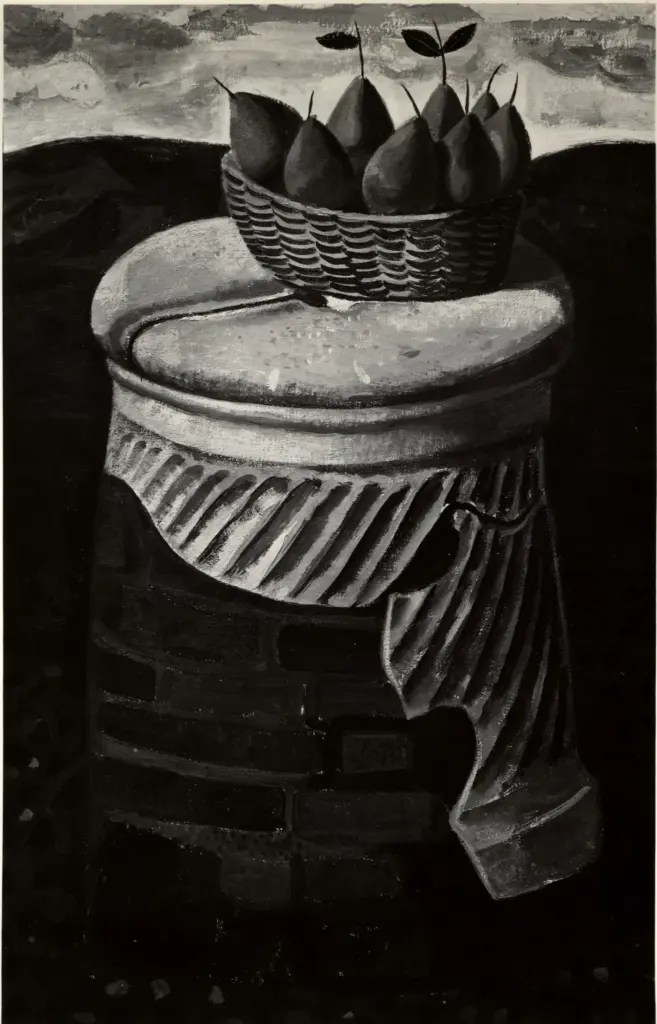 A.F.I. Agenzia Fotografica Industriale , Echuaz Buisan, Francisco - sec. XX - Canestro di pere , fronte