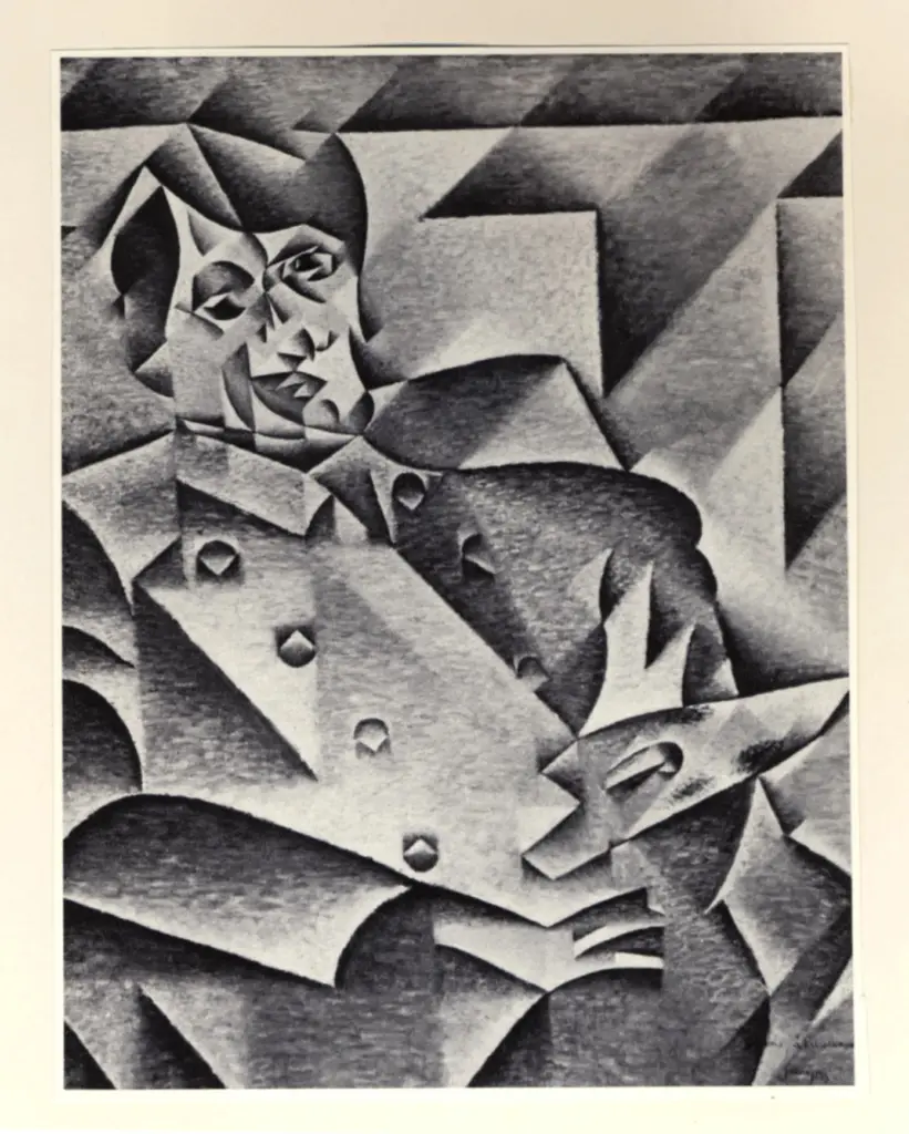 Galleria Louise Leiris , Gris, Juan - sec. XX - Ritratto di Picasso , fronte