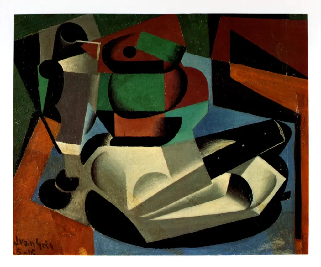 Anonimo , Gris, Juan - sec. XX - Bol et couteau , fronte