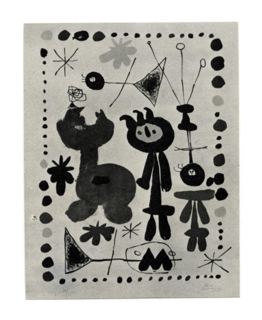 Miró, Joan , Personnage et oiseau -