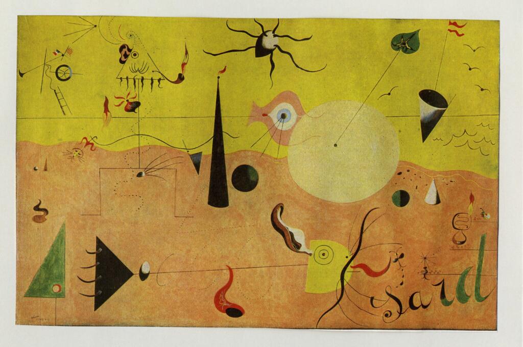 Anonimo , Miró, Joan - sec. XX - Catalan Landscape (The Hunter) , fronte