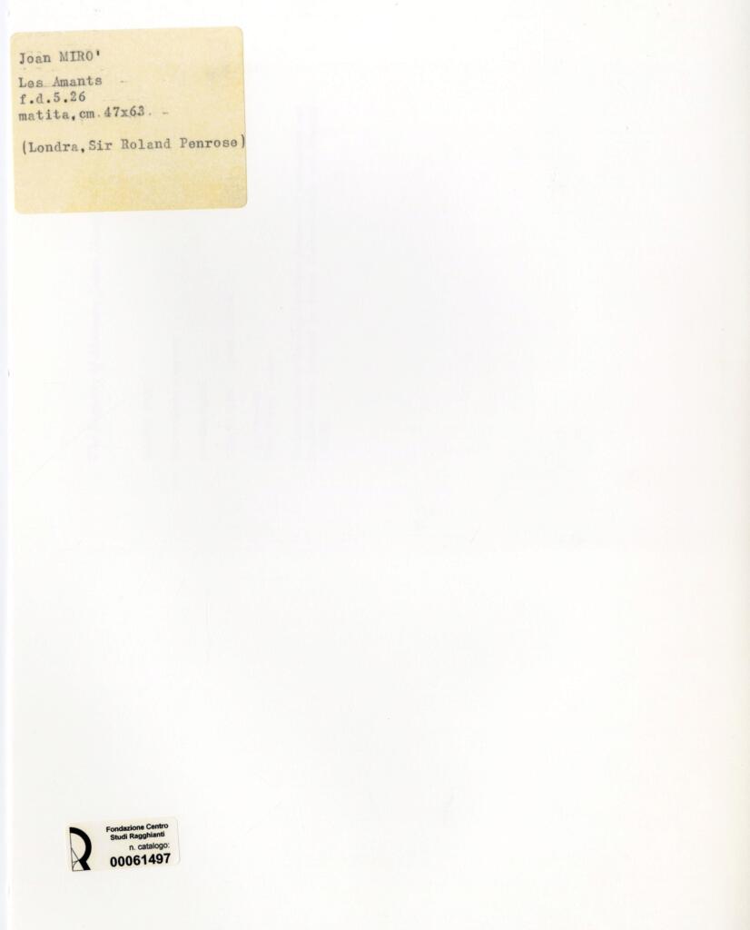 Anonimo , Miró, Joan - sec. XX , retro