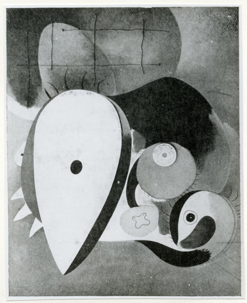 Anonimo , Miró, Joan - sec. XX - Tête humaine , fronte