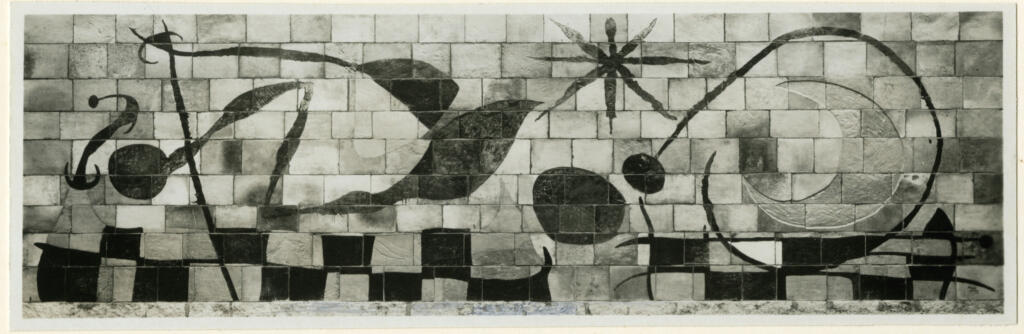 Anonimo , Miró, Joan - sec. XX - Ceramica murale , fronte