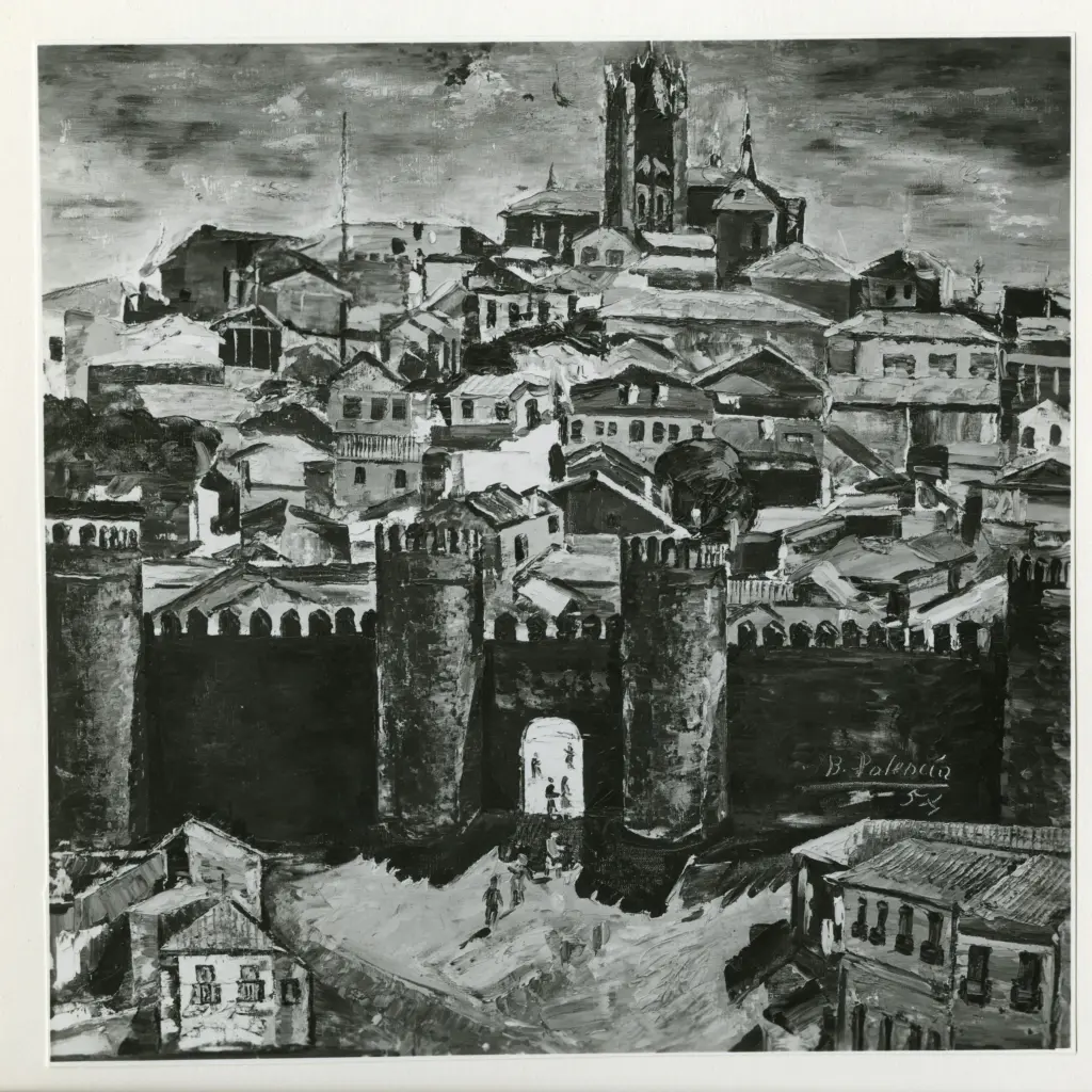 A.F.I. Agenzia Fotografica Industriale , Palencia, Benjamin - sec. XX - Porta di Avila , fronte