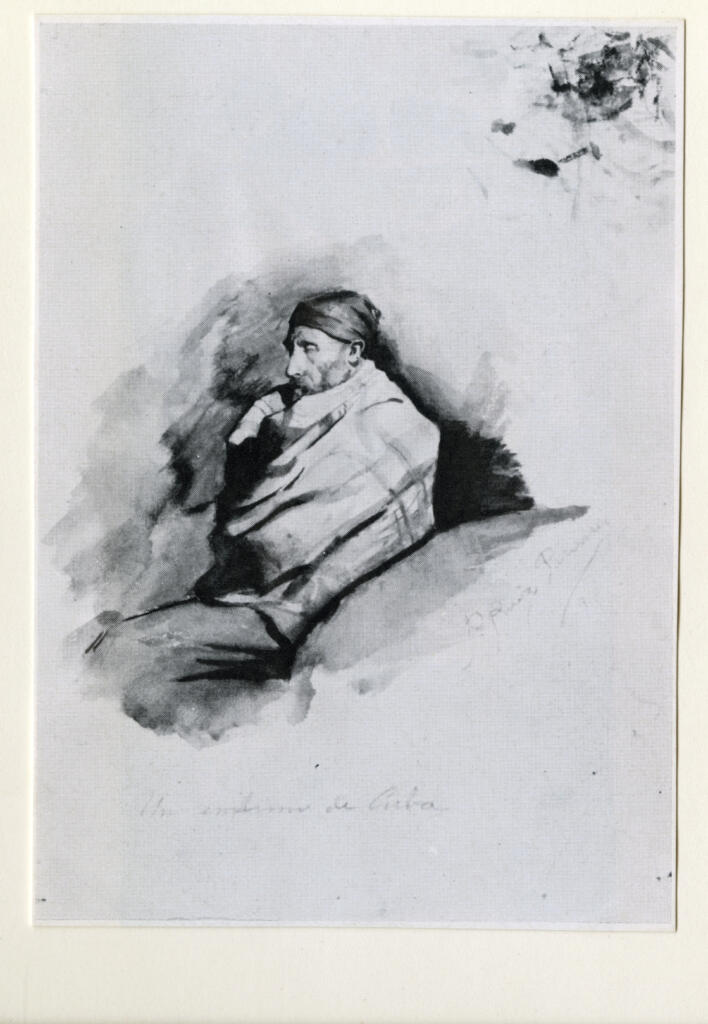 Anonimo , Picasso, Pablo - sec. XIX - Portrait du Père du Peintre , fronte