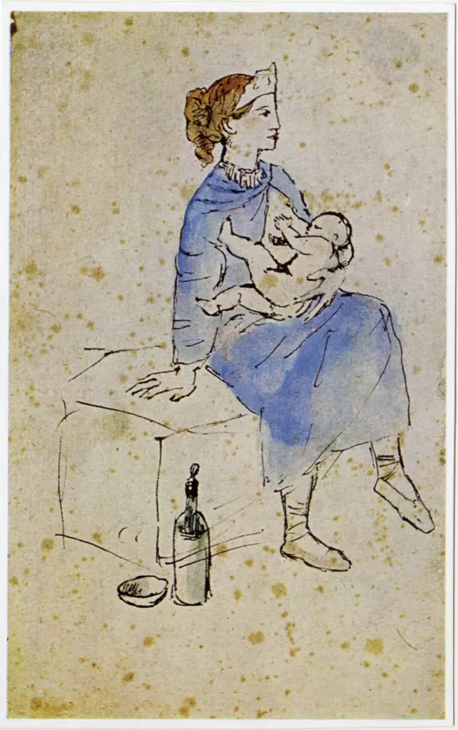 Anonimo , Picasso, Pablo - sec. XX - A circus artist , fronte