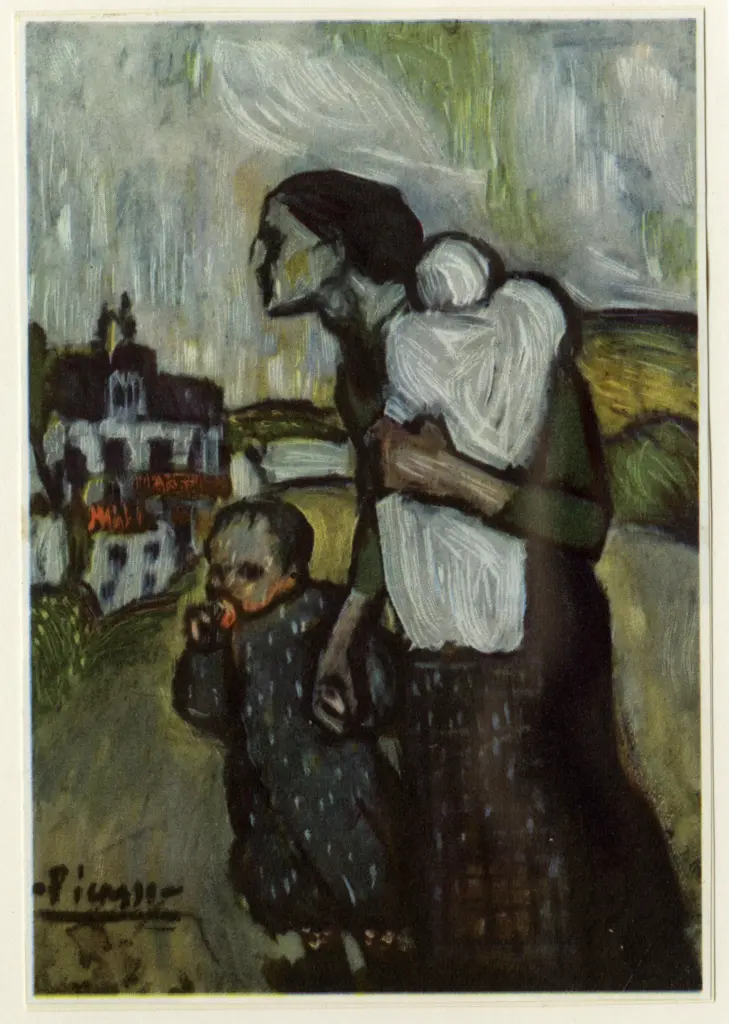 Anonimo , Picasso, Pablo - sec. XX - The mother , fronte