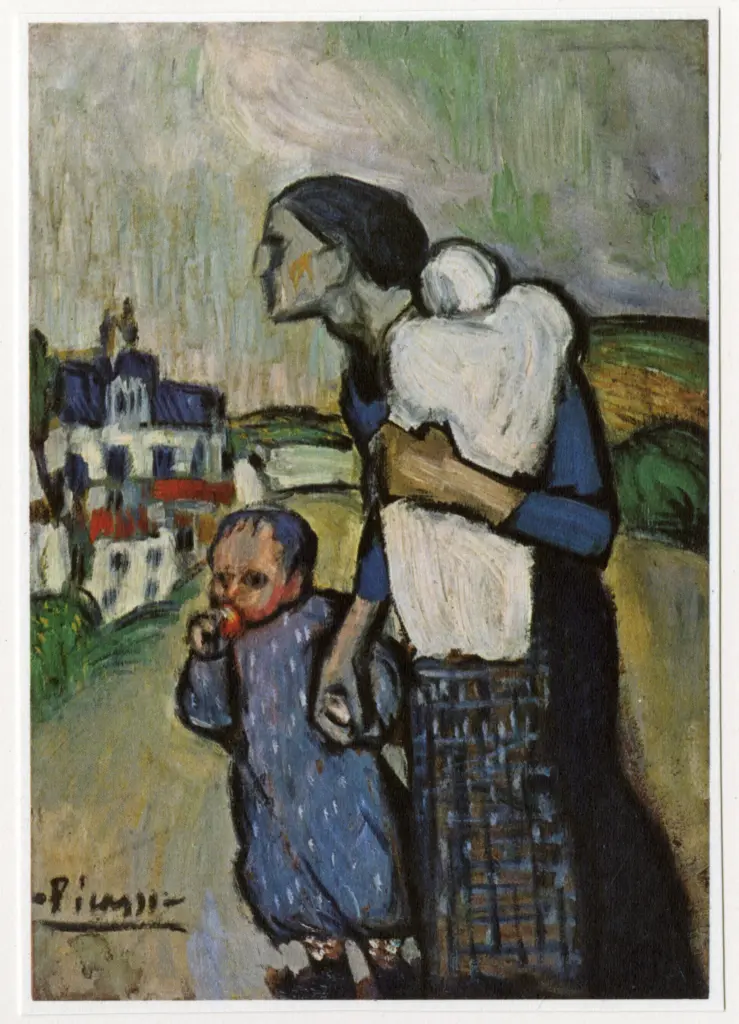 Anonimo , Picasso, Pablo - sec. XX - La madre , fronte