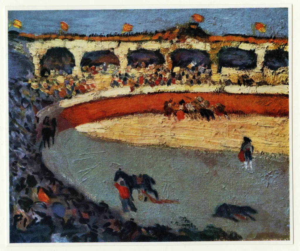 Anonimo , Picasso, Pablo - sec. XX - The bullfight , fronte