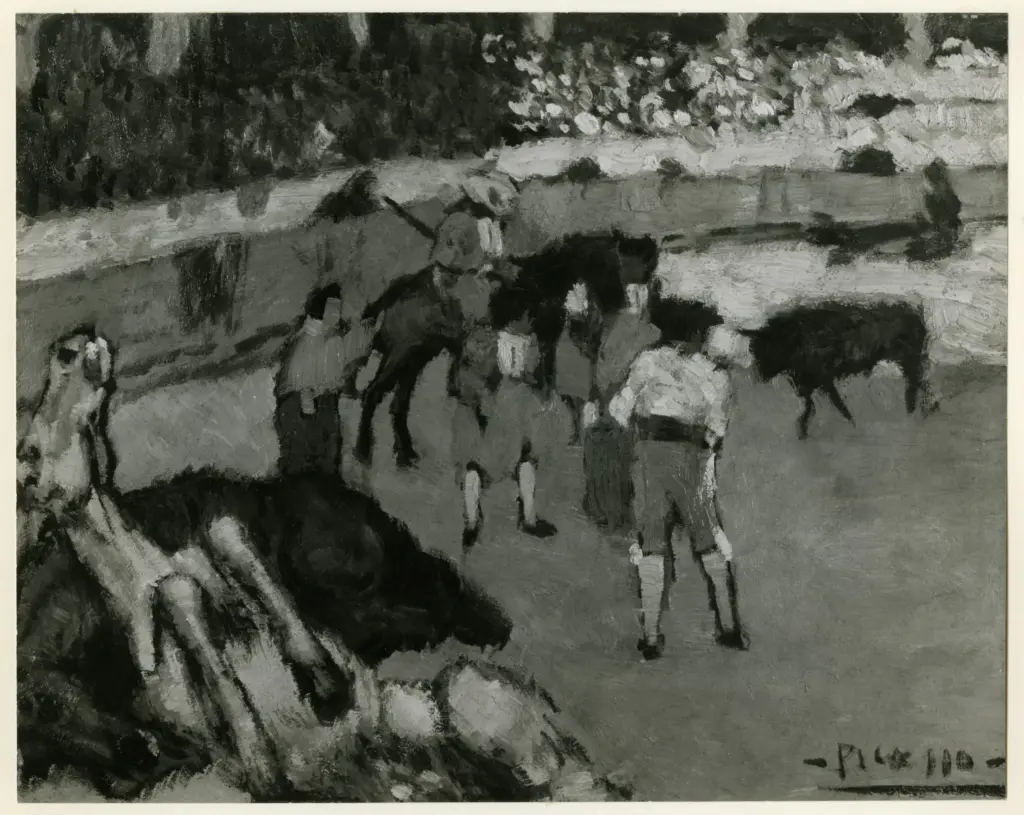 Anonimo , Picasso, Pablo - sec. XX - La corrida , fronte