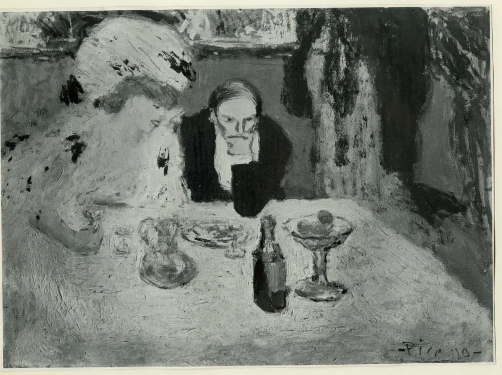 Anonimo , Picasso, Pablo - sec. XX - Les soupeurs , fronte