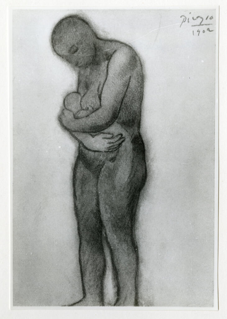 Anonimo , Picasso, Pablo - sec. XX - Nudo , fronte