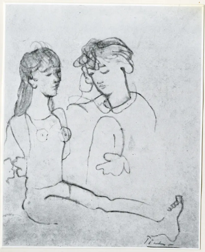 Anonimo , Picasso, Pablo - sec. XX - Artistes du cirque , fronte