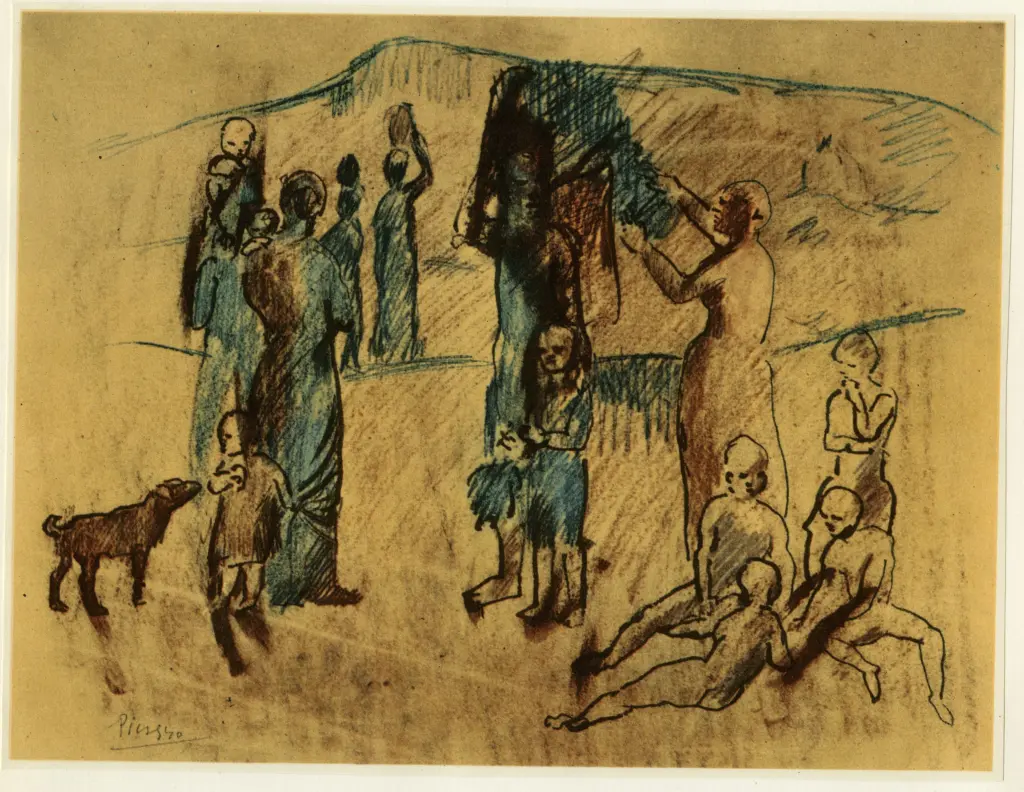 Anonimo , Picasso, Pablo - sec. XX , fronte