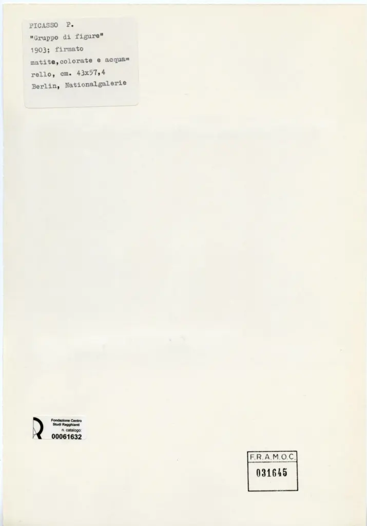 Anonimo , Picasso, Pablo - sec. XX , retro