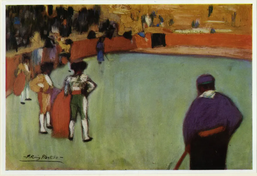 Anonimo , Picasso, Pablo - sec. XX - Course aux taureaux , fronte