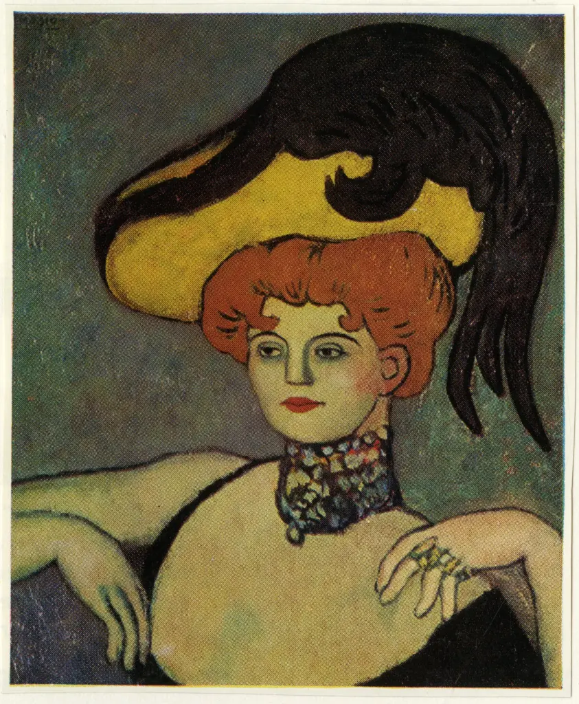 Anonimo , Picasso, Pablo - sec. XX - Courtesan with a Jeweled Collar , fronte