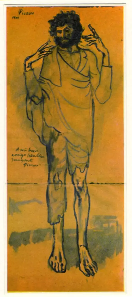 Anonimo , Picasso, Pablo , fronte